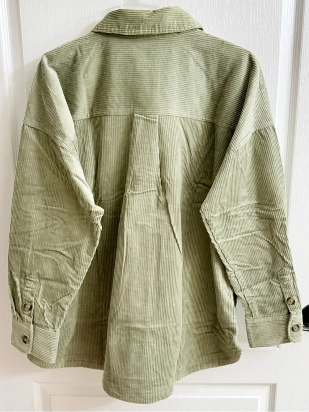 Matty M Olive Corduroy Shirt Jacket - Picture 6 of 7